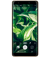 Prise d’une photo de plantes vertes à travers l’écran d’un Wiko View Go